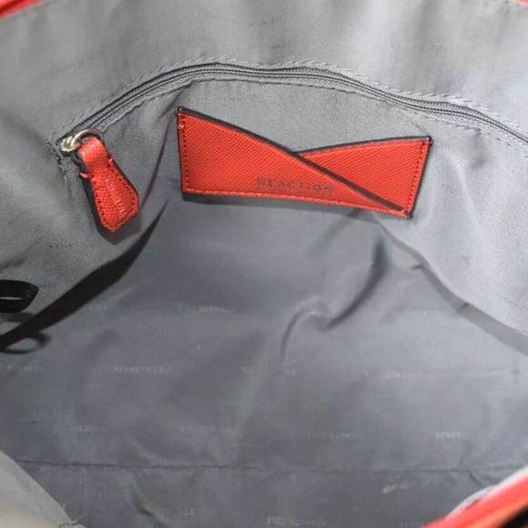 Kenneth Cole Shoulder Bag Out pocket/security pocket ORANGE EXCELLENT CONDITION - Picture 5 of 5